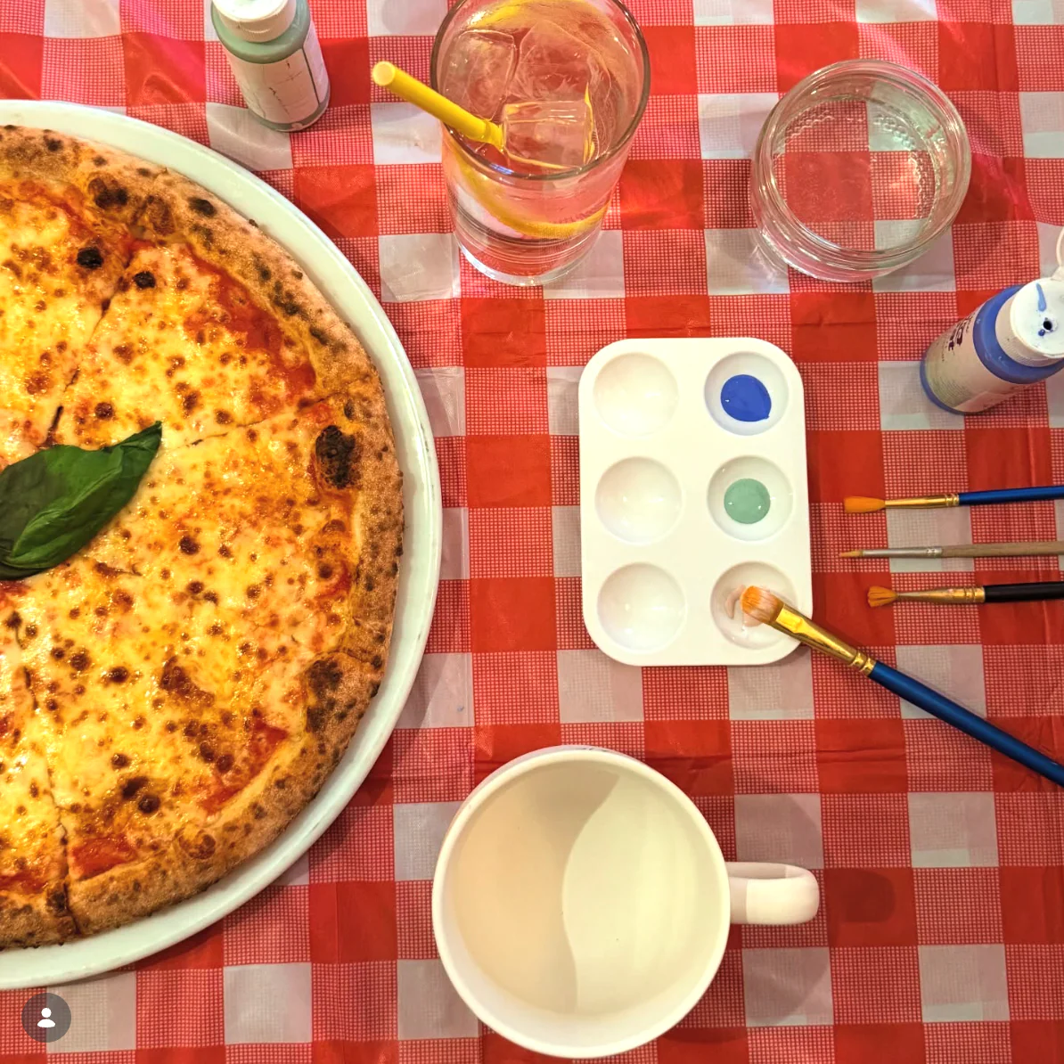 Pottery Painting and Pizza